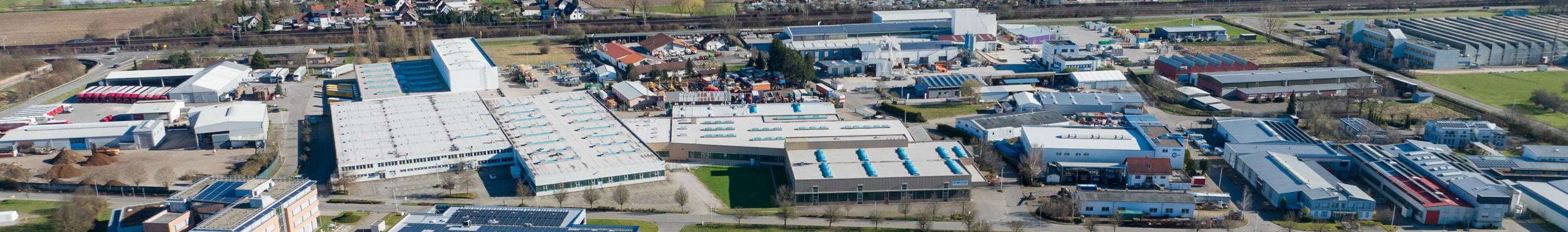 Industriegebiet Sasbach-West Blick auf das Industriegebiet Sasbach-West