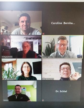 Screenshot Videokonferenz Klimaschutzbündnis Sasbach