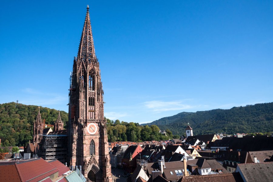 Freiburg Blick auf Stadt Freiburg